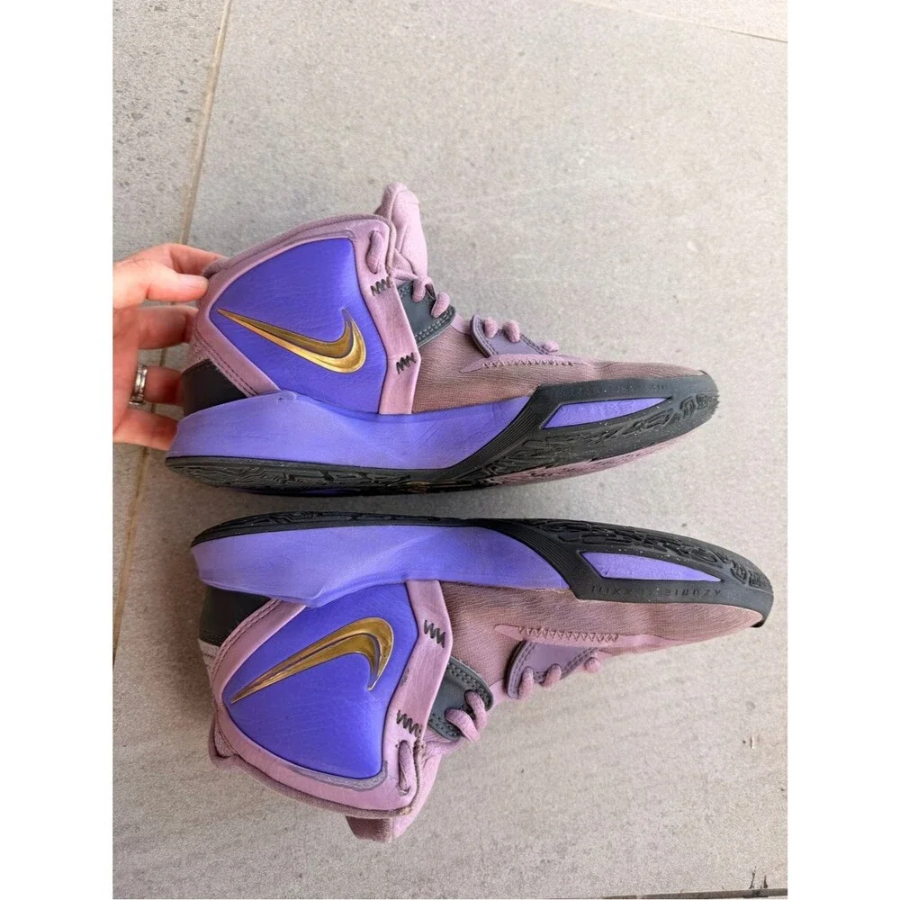 Nike Kyrie Infinity GS Shoes Youth 5.5 Amethyst Purple Kids Basketball